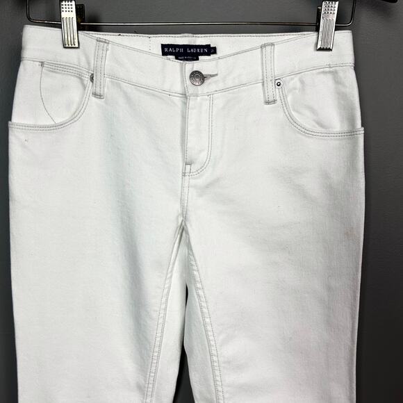 Ralph Lauren jeans size 26 flare fringe beaded western coastal cowboy white - Picture 5 of 10